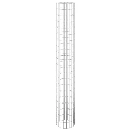 3 db kör alakú horganyzott acél gabion magaságyás Ø30 x 200 cm