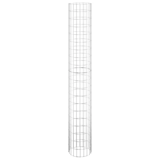 3 db kör alakú horganyzott acél gabion magaságyás Ø30 x 200 cm