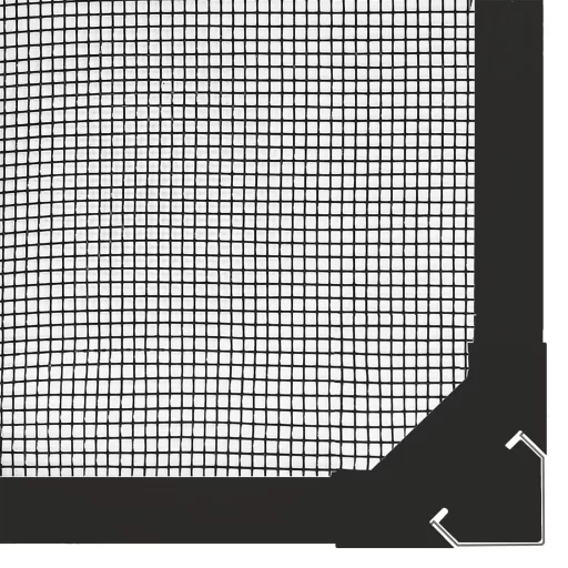 Antracitszürke mágneses ablakszúnyogháló 80 x 120 cm