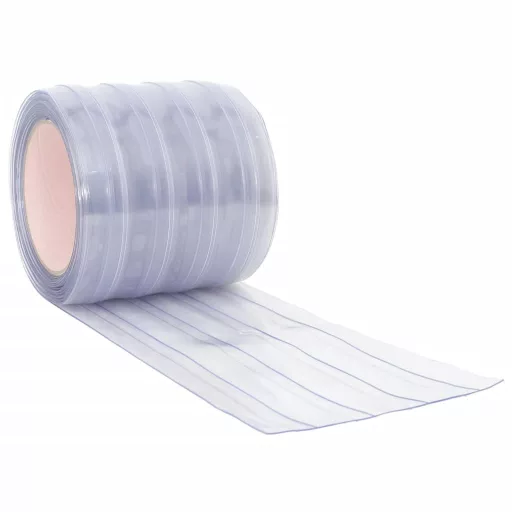 Átlátszó PVC ajtófüggöny 200 mm x 1,6 mm 25 m