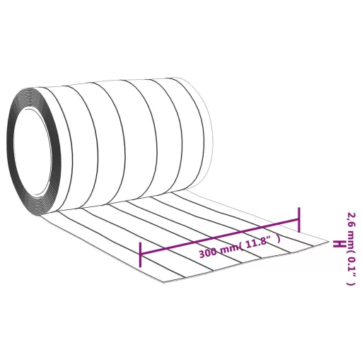 Átlátszó PVC ajtófüggöny 300 mm x 2,6 mm 25 m