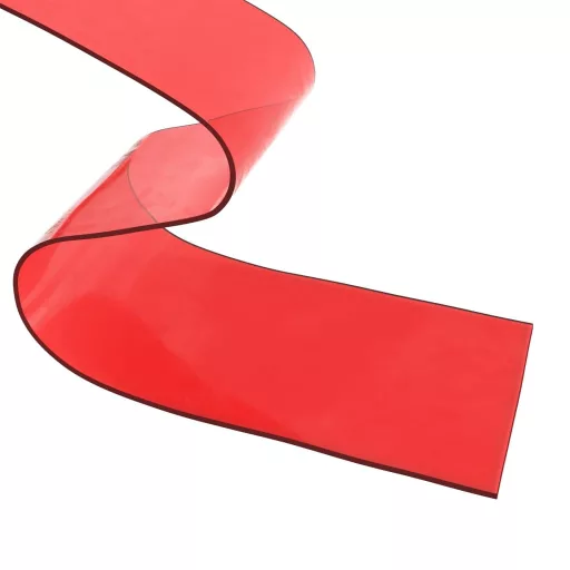 Piros PVC ajtófüggöny 200 mm x 1,6 mm 10 m