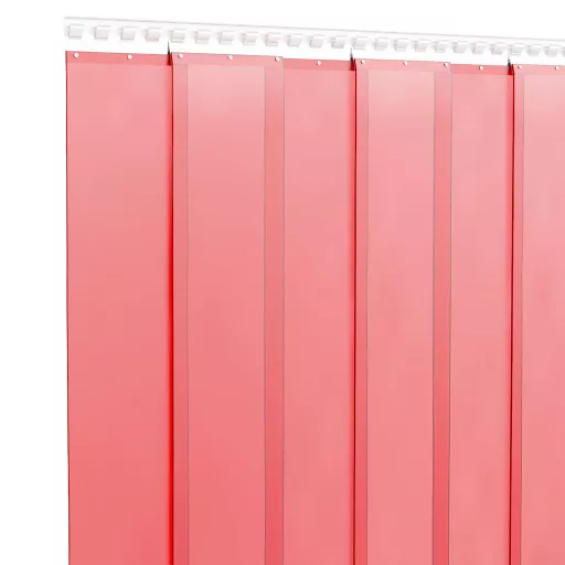 Piros PVC ajtófüggöny 200 mm x 1,6 mm 25 m