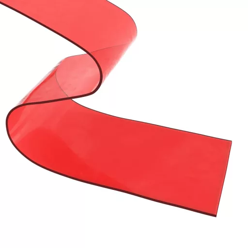 Piros PVC ajtófüggöny 300 mm x 2,6 mm 10 m