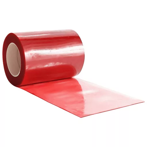 Piros PVC ajtófüggöny 300 mm x 2,6 mm 25 m