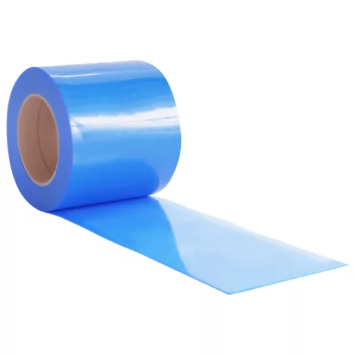 Kék PVC ajtófüggöny 200 mm x 1,6 mm 10 m