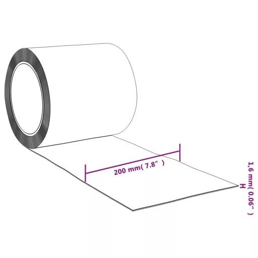 Kék PVC ajtófüggöny 200 mm x 1,6 mm 50 m