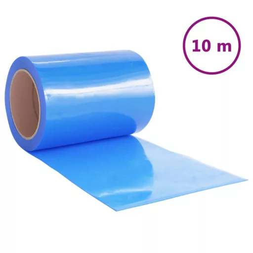 Kék PVC ajtófüggöny 300 mm x 2,6 mm 10 m