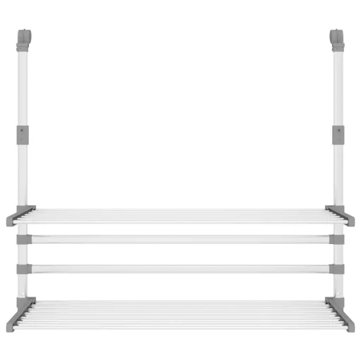 Alumínium erkély ruhaszárító 89 x 25 x (60-95) cm