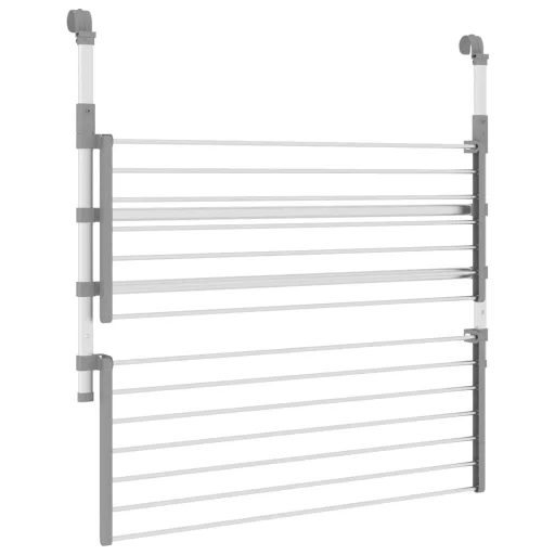 Alumínium erkély ruhaszárító 89 x 25 x (60-95) cm