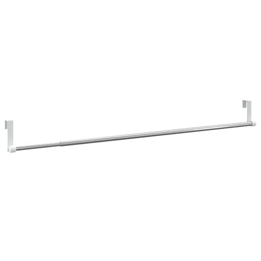 2 db fehér és ezüst alumínium függönytartó 60-105 cm