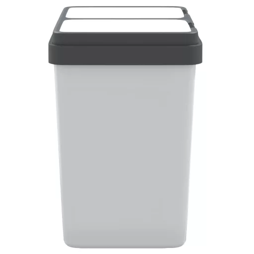 Fehér dupla szemeteskuka 2x25 L