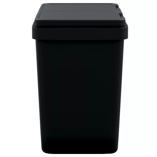 Antracitszürke dupla szemeteskuka 2x25 L