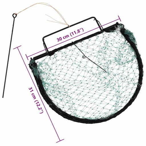vidaXL zöld acél madárcsapda 30 cm