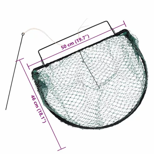 vidaXL zöld acél madárcsapda 50 cm