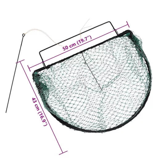vidaXL zöld acél madárcsapda 50 cm