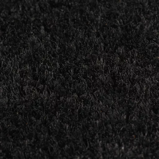 Fekete rojtos kókuszrost lábtörlő 100 x 300 cm