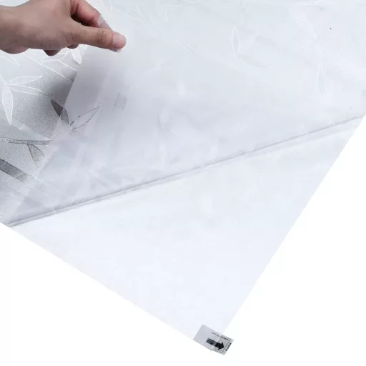 Matt bambusz mintás PVC ablakfólia 45 x 500 cm