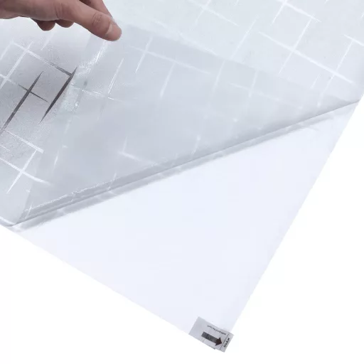 Matt csillagmintás PVC ablakfólia 90 x 500 cm