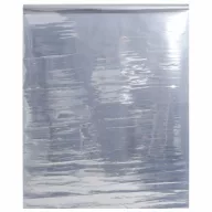   Ezüst PVC tükröző statikus napsugárzás elleni fólia 45 x2000 cm