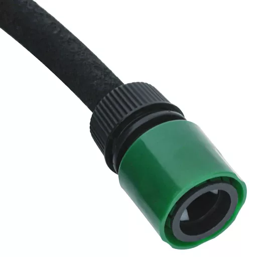 Fekete gumi kerti esőztető tömlő 0,6" 100 m