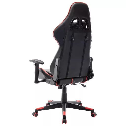 Fekete és piros műbőr gamer szék