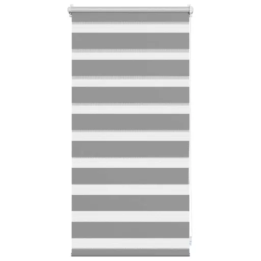 Szürke zebra roló 40,9 x 100 cm szövet szélesség 36,7 cm