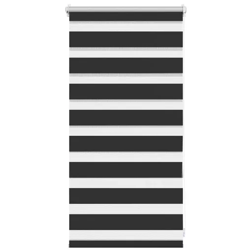 Fekete zebra roló 40,9 x 100 cm szövetszélesség 36,7 cm