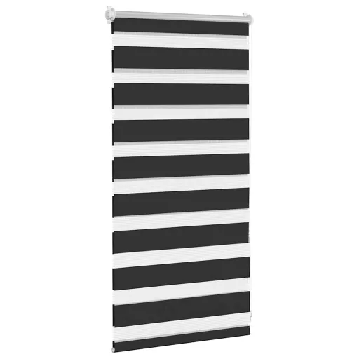 Fekete zebra roló 40,9 x 100 cm szövetszélesség 36,7 cm