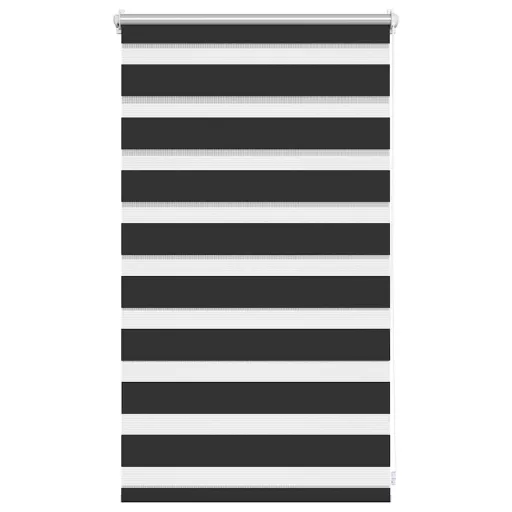 Fekete zebra roló 50,9 x 100 cm szövet szélesség 46,7 cm
