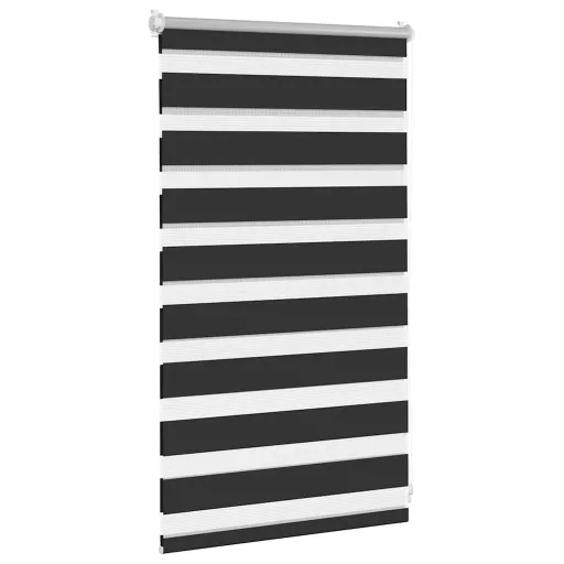 Fekete zebra roló 50,9 x 100 cm szövet szélesség 46,7 cm