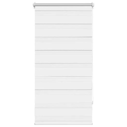 Fehér zebra roló 60,9 x 120 cm szövetszélesség 56,7 cm