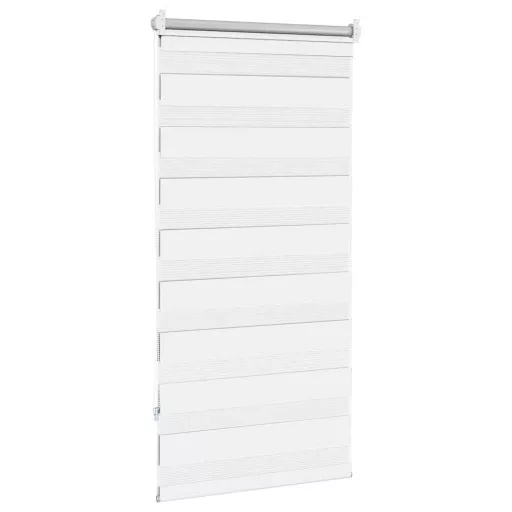 Fehér zebra roló 60,9 x 120 cm szövetszélesség 56,7 cm