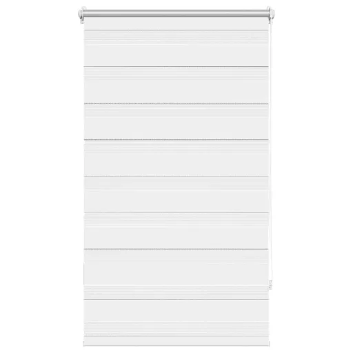 Fehér zebra roló 70,9 x 120 cm szövetszélesség 66,7 cm