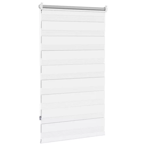 Fehér zebra roló 70,9 x 120 cm szövetszélesség 66,7 cm