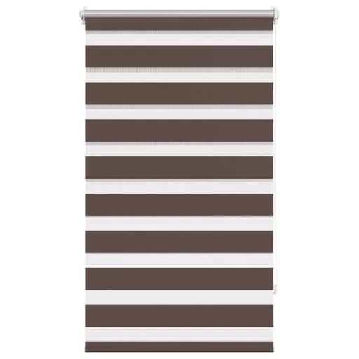 Zebra roló 70,9 x 120 cm, szövetszélesség 66,7 cm, kávébarna