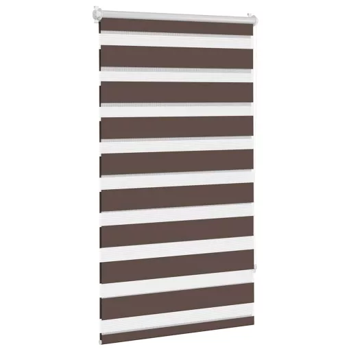 Zebra roló 70,9 x 120 cm, szövetszélesség 66,7 cm, kávébarna