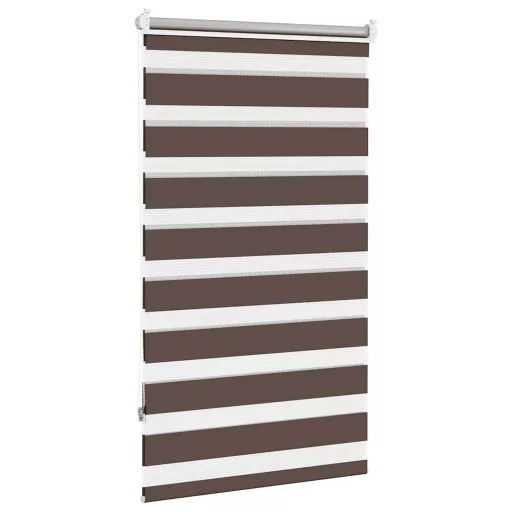 Zebra roló 70,9 x 120 cm, szövetszélesség 66,7 cm, kávébarna
