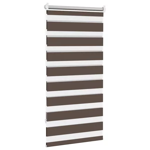 Zebra roló 80,9 x 150 cm, szövetszélesség 76,7 cm, kávébarna