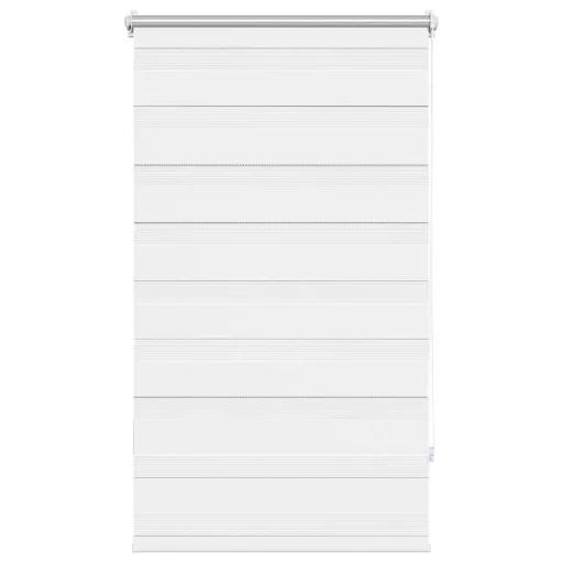 Fehér zebra roló 90,9 x 150 cm szövetszélesség 86,7 cm