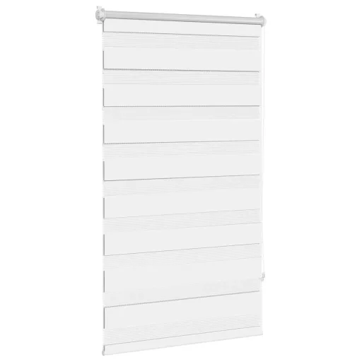 Fehér zebra roló 90,9 x 150 cm szövetszélesség 86,7 cm