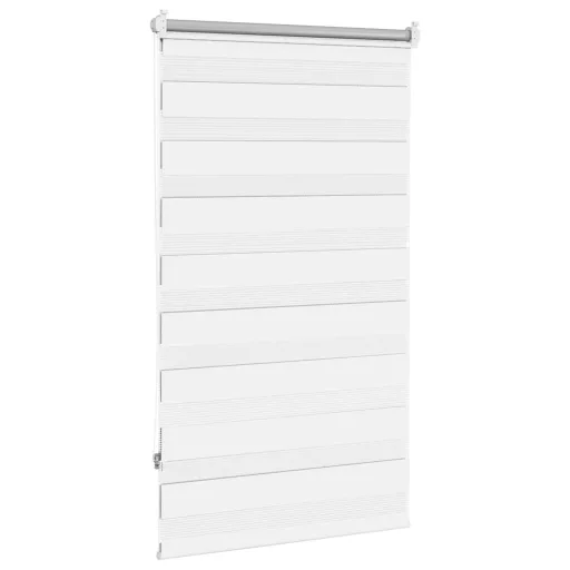 Fehér zebra roló 90,9 x 150 cm szövetszélesség 86,7 cm