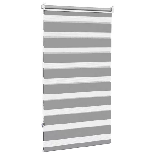 Szürke zebra roló 90,9 x 150 cm szövetszélesség 86,7 cm