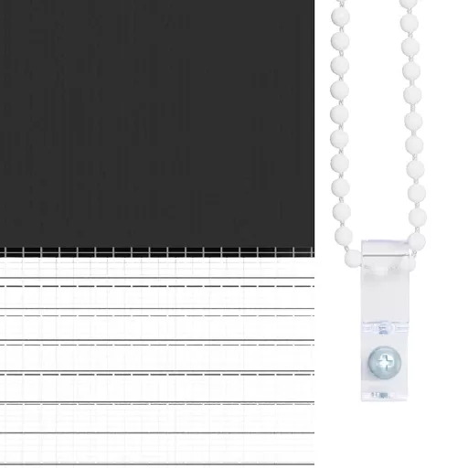 Fekete zebra roló 90,9 x 150 cm szövetszélesség 86,7 cm
