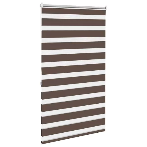 Zebra roló 100,9 x 175 cm, szövetszélesség 96,7 cm, kávébarna