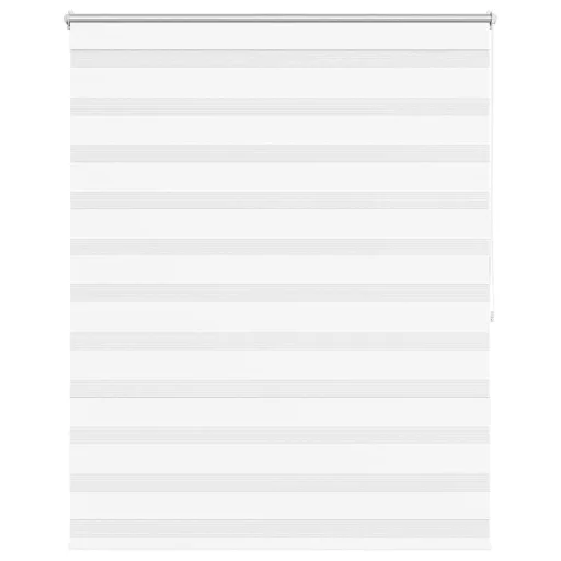 Fehér zebra roló 120,9 x 175 cm szövetszélesség 116,7 cm