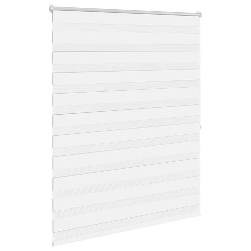 Fehér zebra roló 120,9 x 175 cm szövetszélesség 116,7 cm