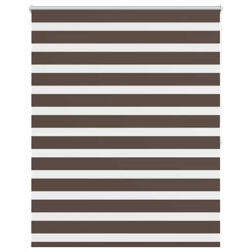 Zebra roló 120,9 x 175 cm, szövetszélesség 116,7 cm, kávébarna