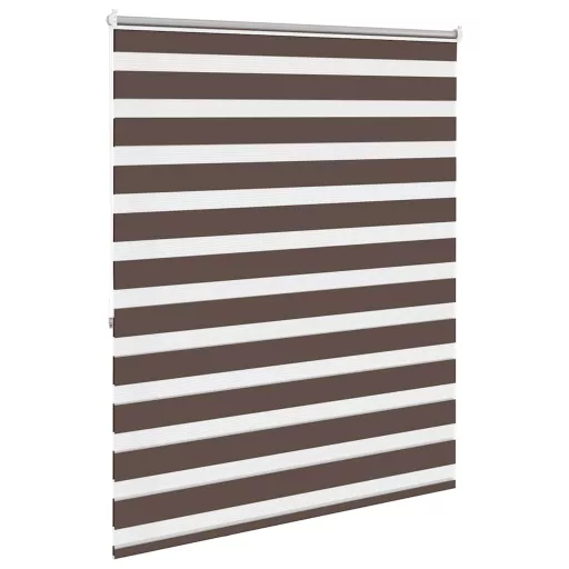 Zebra roló 120,9 x 175 cm, szövetszélesség 116,7 cm, kávébarna