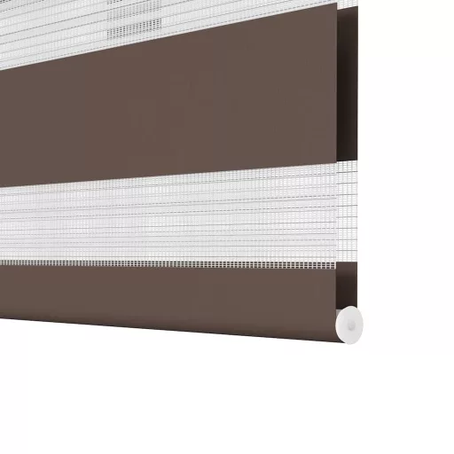 Zebra roló 120,9 x 175 cm, szövetszélesség 116,7 cm, kávébarna